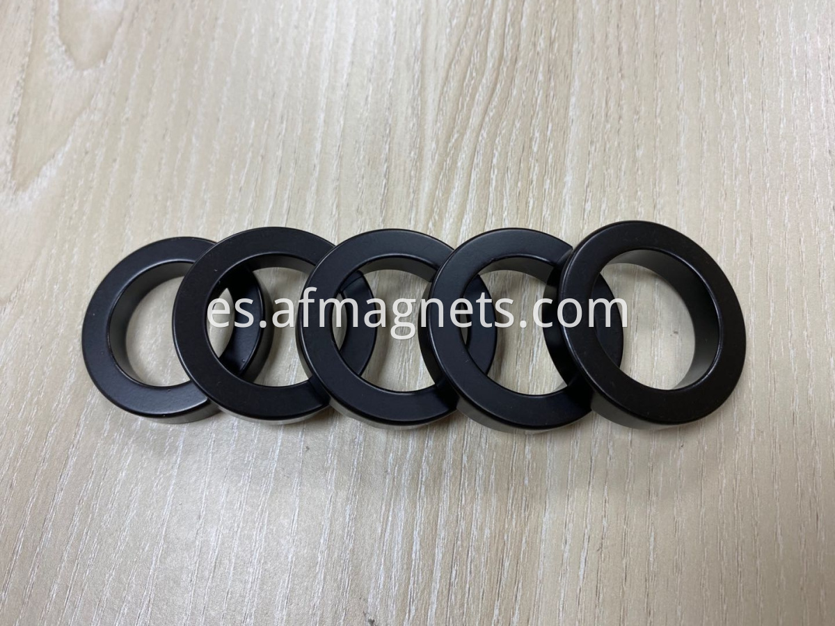 Neodymium Ring Magnets With Black Epoxy Coating
